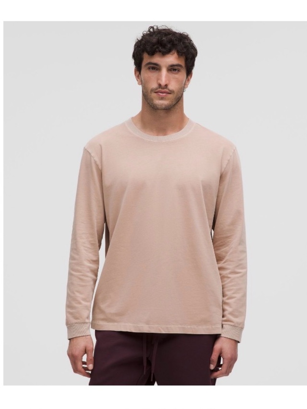 lululemon Heavyweight cotton long sleeve *enzyme dye Large